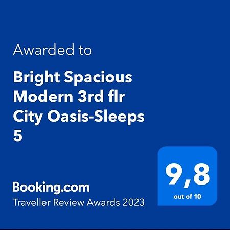 Bright Spacious Modern 3Rd Flr City Oasis-Sleeps 5 Apartamento Atenas Exterior foto